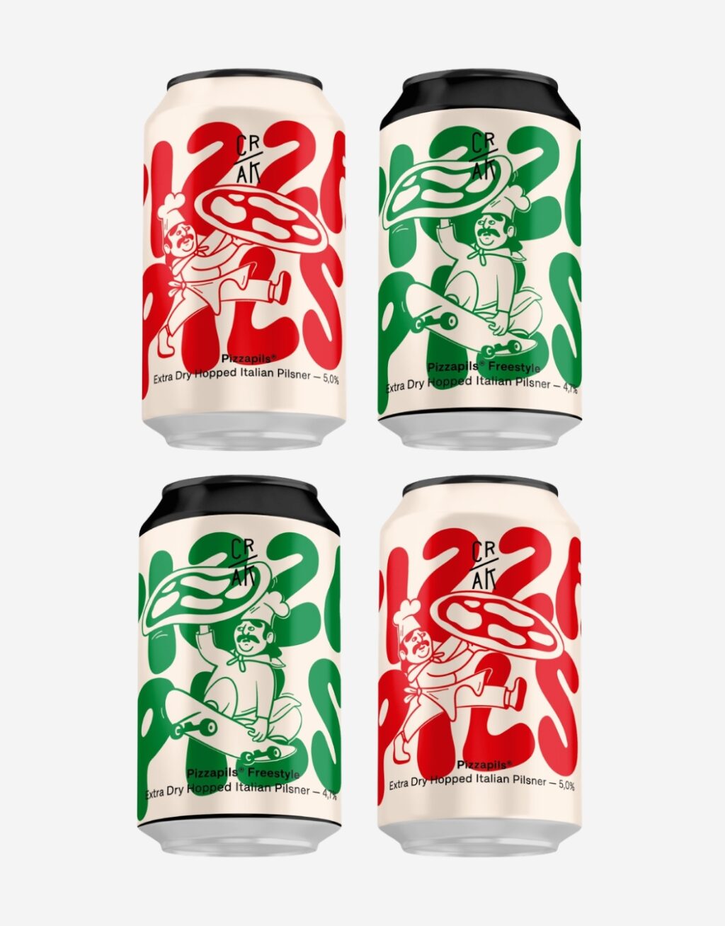 Pizzaparty | 4-pack Pizzapils